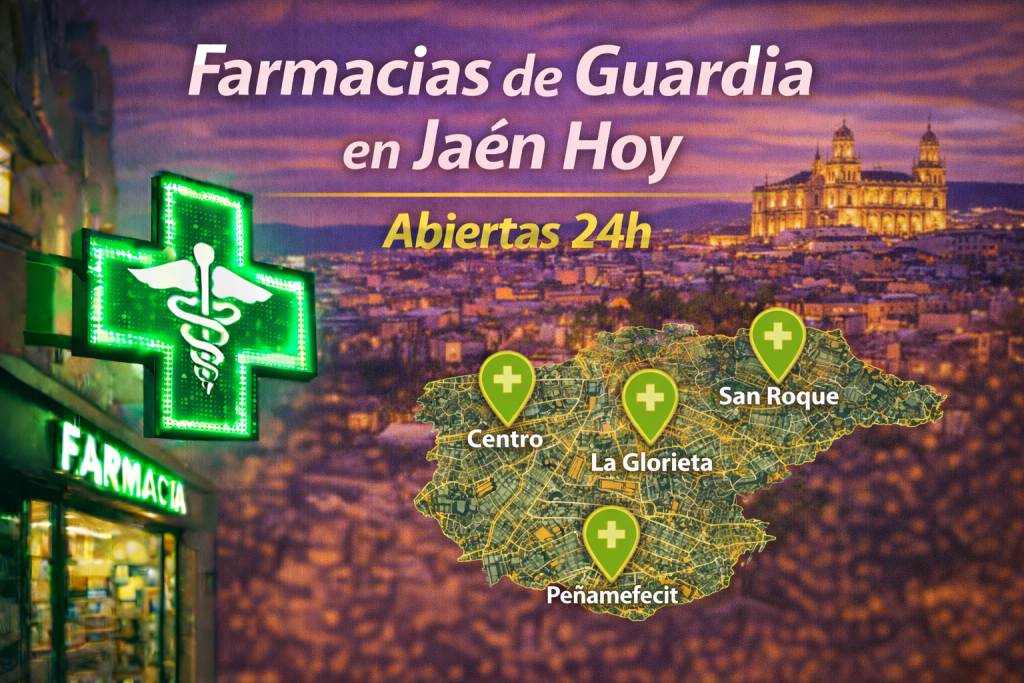 Farmacias de Guardia Hoy en Jaén | Abiertas 24h