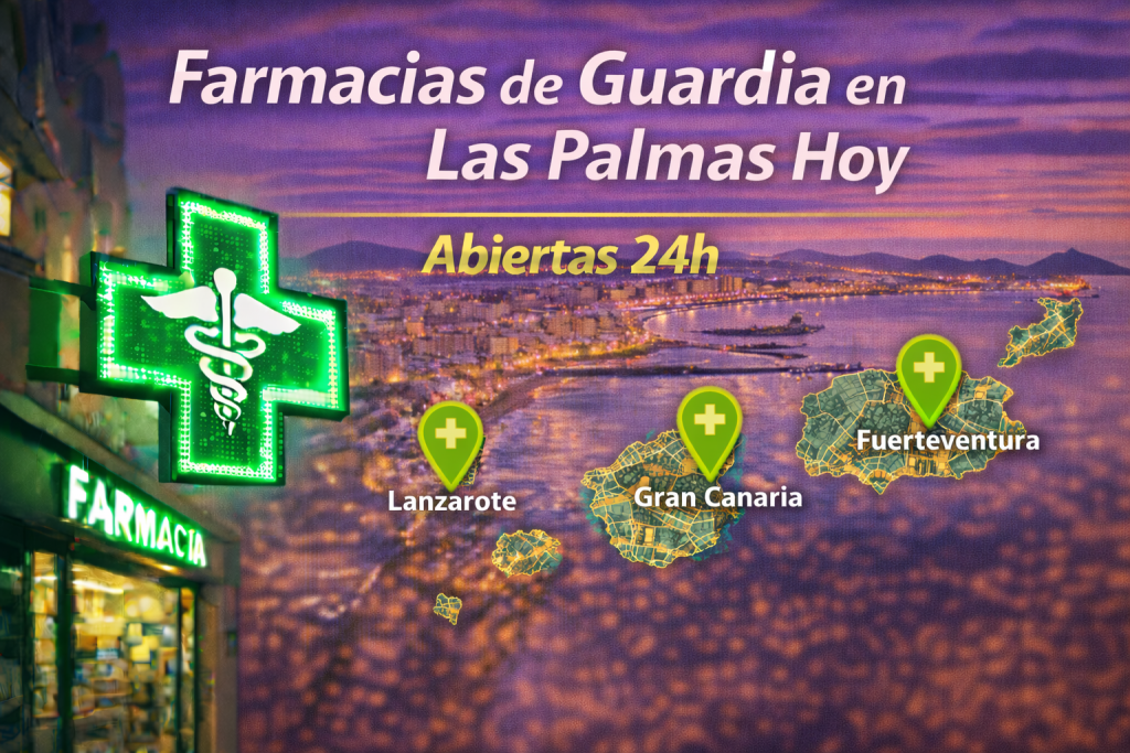 Farmacias de Guardia Hoy en Las Palmas | Abiertas 24h