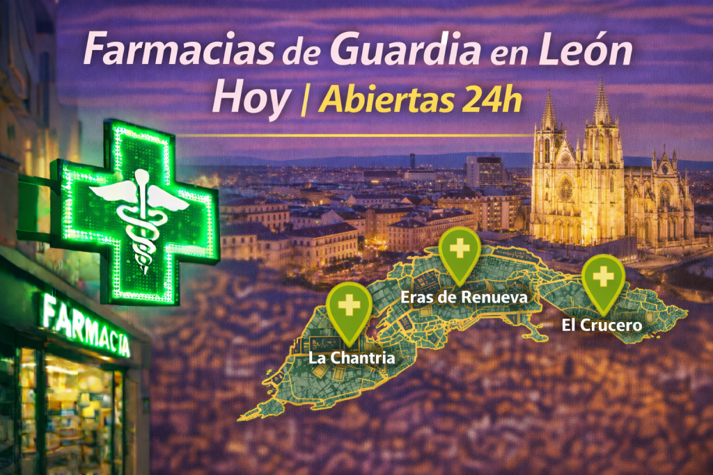 Farmacias de Guardia Hoy en León | Abiertas 24h